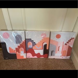 3 piece Abstracts Wall Art